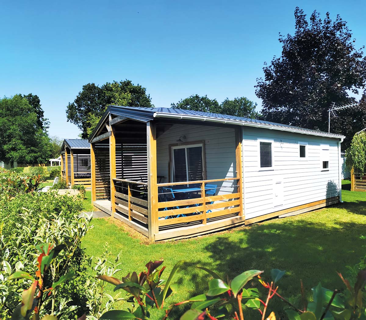 Chalets for rent in camping in Brière near La Baule